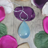Aquamarine Drop Necklace