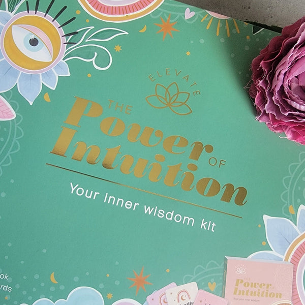 Elevate: Power of Intuition Kit (Oracle Card Deck + Book)